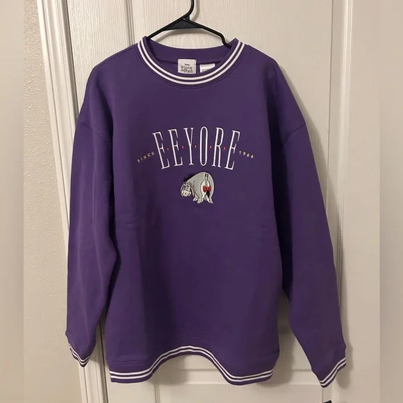 Disney Winnie the Pooh Eeyore Pullover Sweatshirt NWT. Size XL - Picture 1 of 6